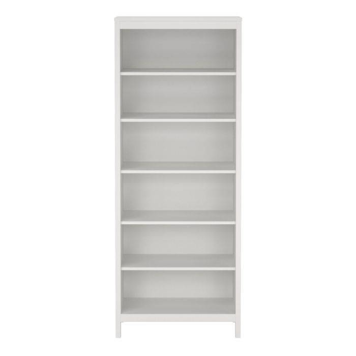 Barcelona Bookcase in White - TidySpaces