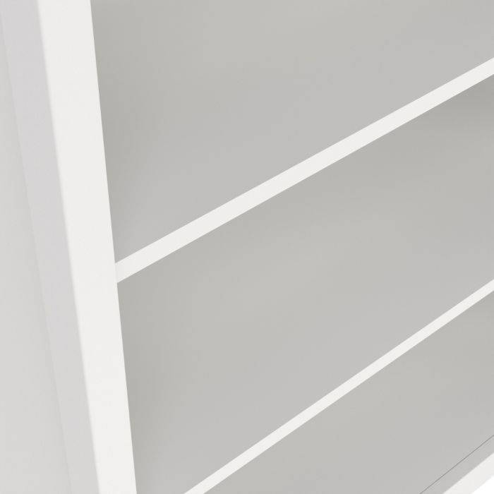 Barcelona Bookcase in White - TidySpaces