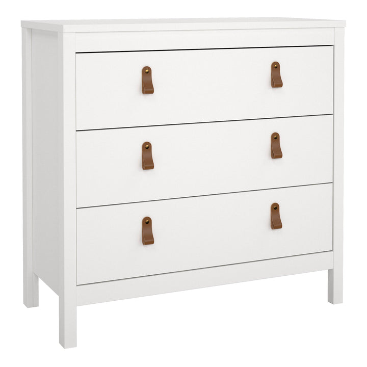 Barcelona Chest 3 drawers in White - TidySpaces