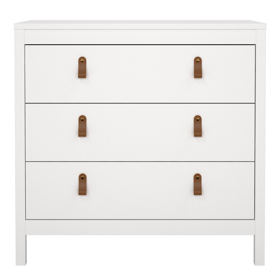 Barcelona Chest 3 drawers in White - TidySpaces