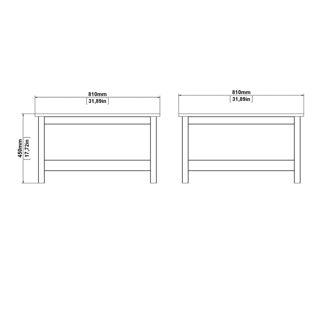 Barcelona Coffee table in White - TidySpaces