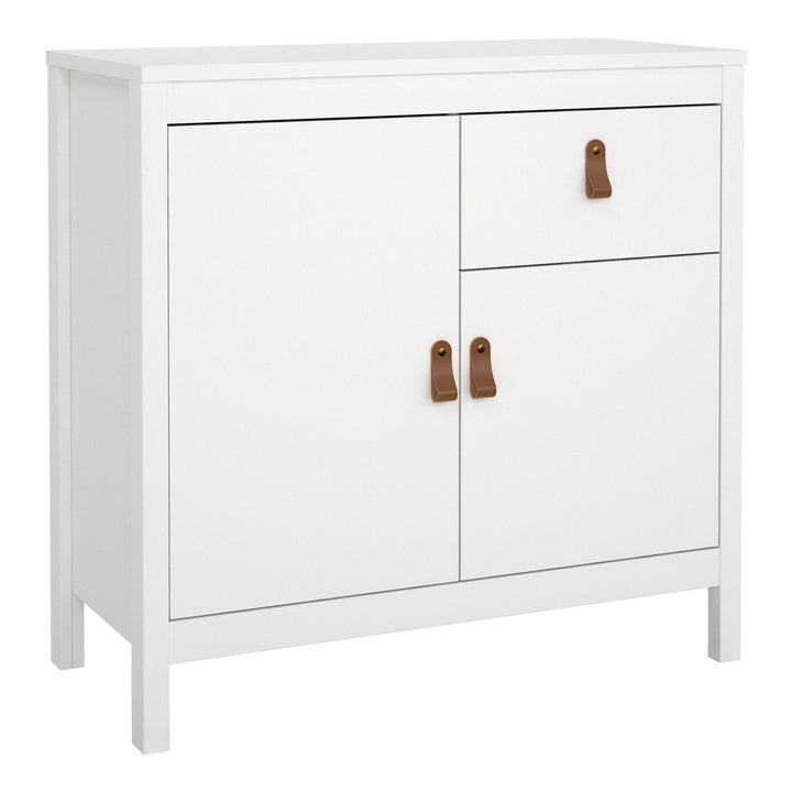 Barcelona Sideboard 2 doors + 1 drawer in White - TidySpaces