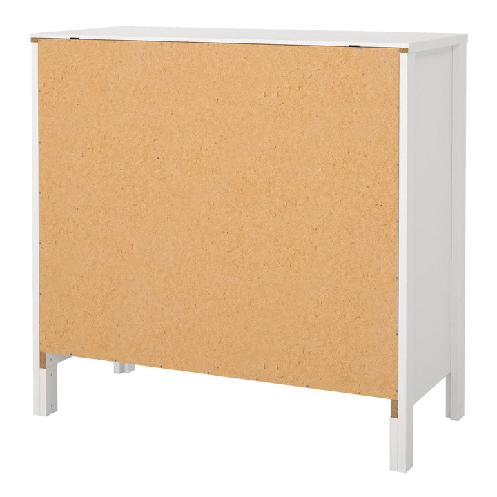 Barcelona Sideboard 2 doors + 1 drawer in White - TidySpaces