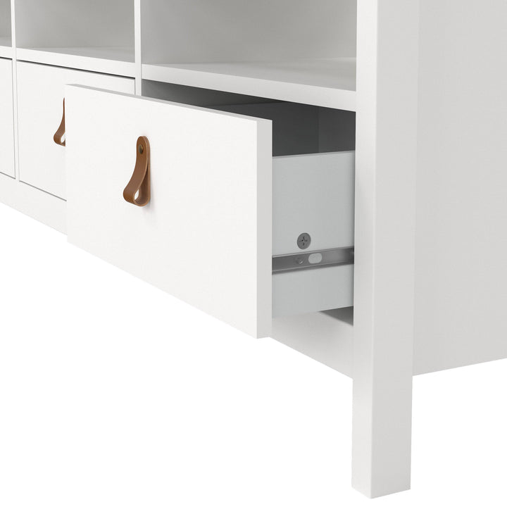 Barcelona Tv-unit 3 drawers in White - TidySpaces