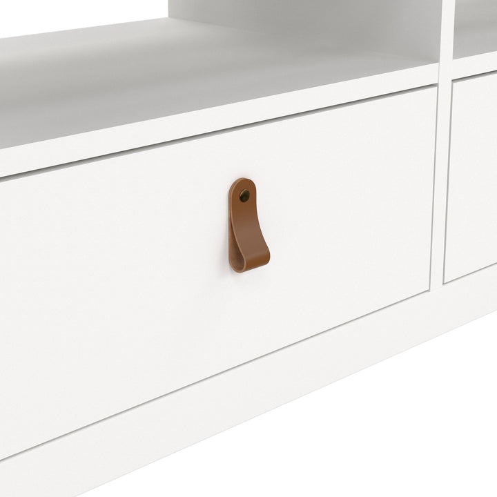 Barcelona Tv-unit 3 drawers in White - TidySpaces