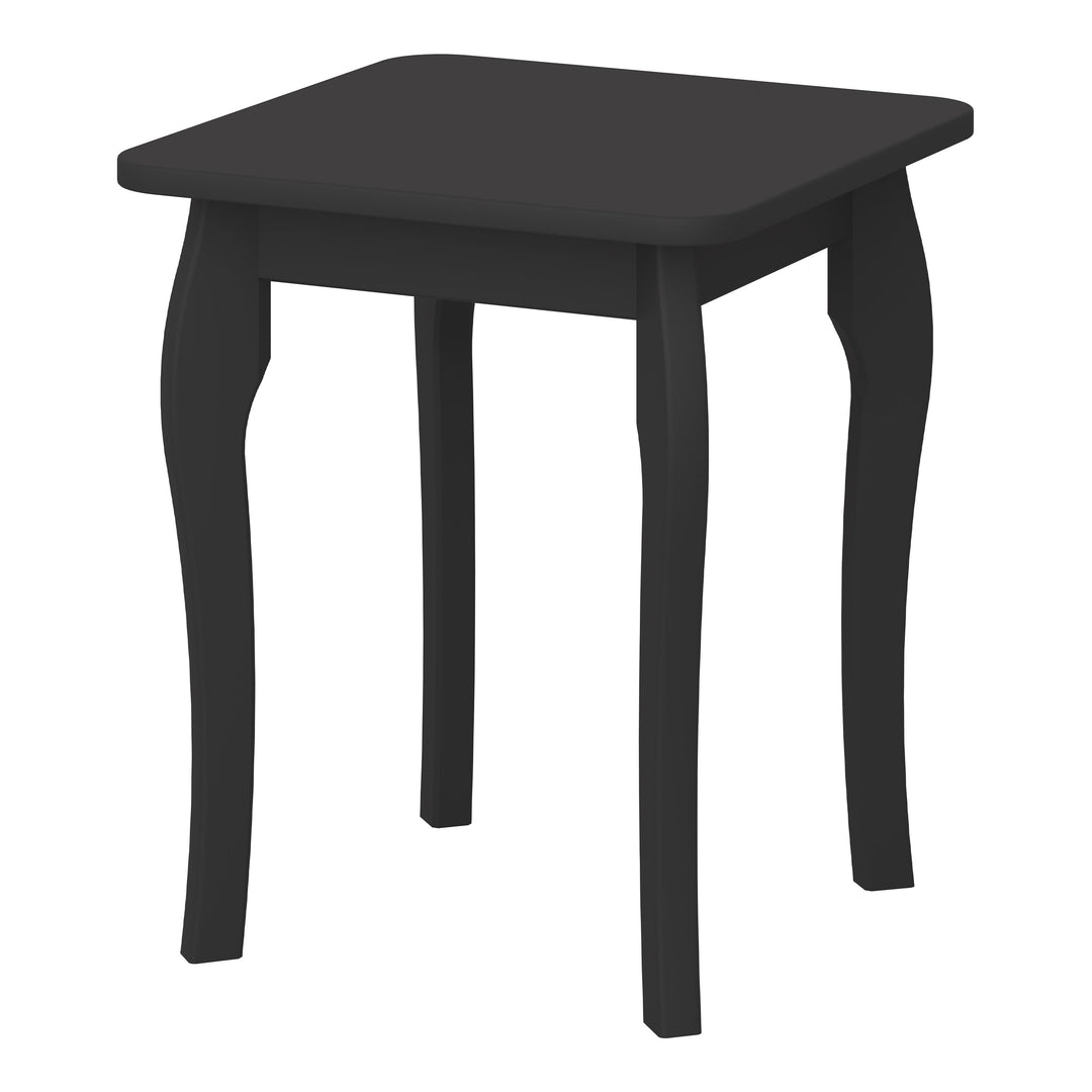 Baroque Stool Black - TidySpaces