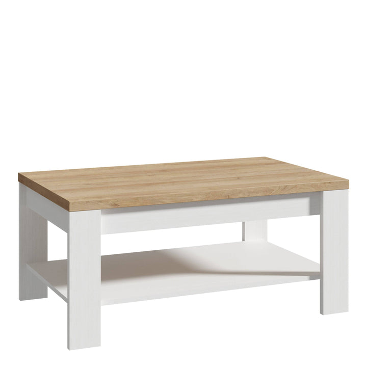 Bohol Coffee Table in Riviera Oak/White - TidySpaces