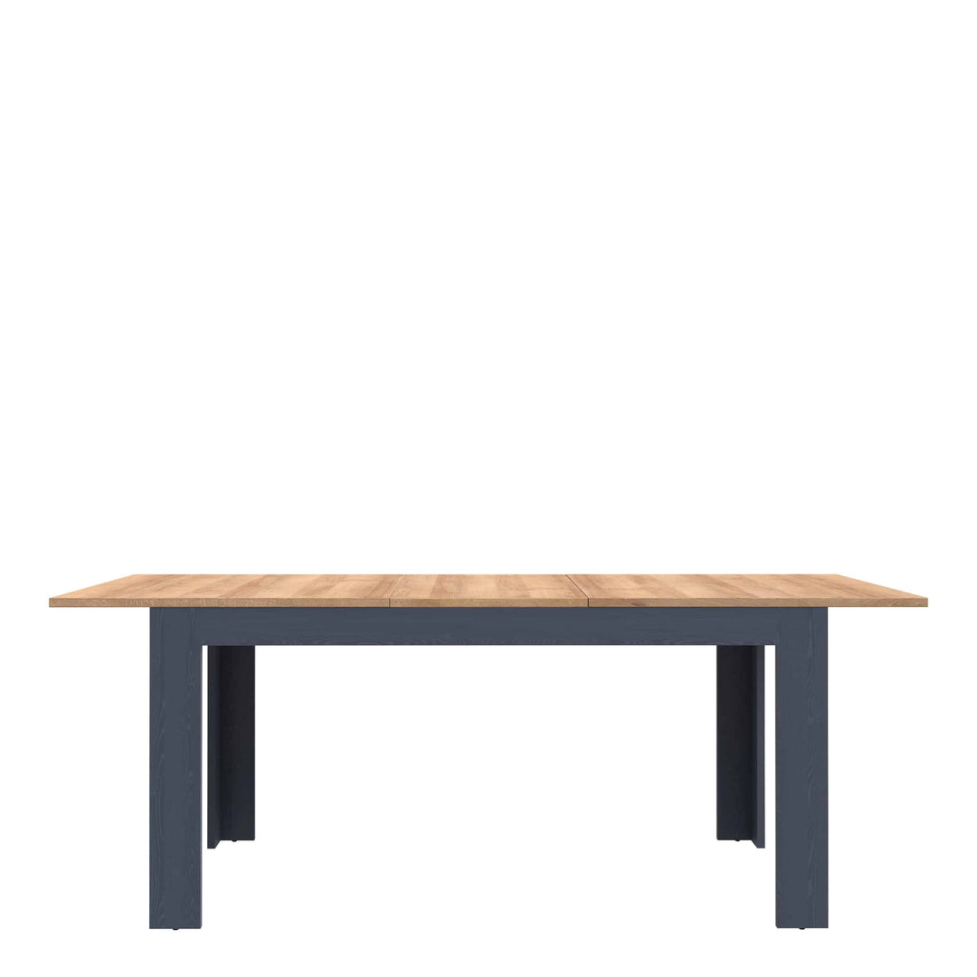 Bohol Extending Dining Table in Riviera Oak/Navy - TidySpaces