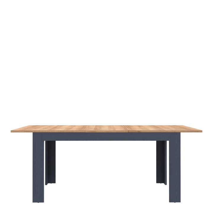 Bohol Extending Dining Table in Riviera Oak/Navy - TidySpaces