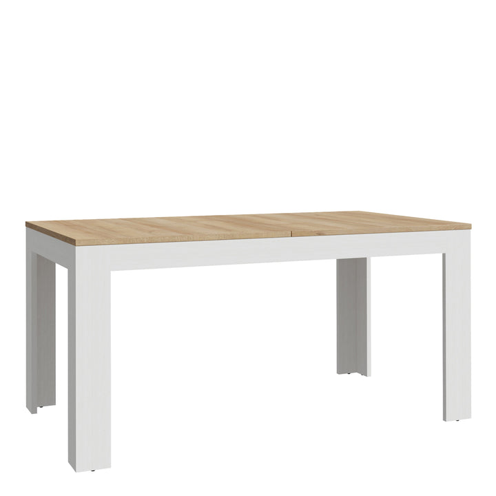 Bohol Extending Dining Table in Riviera Oak/White - TidySpaces