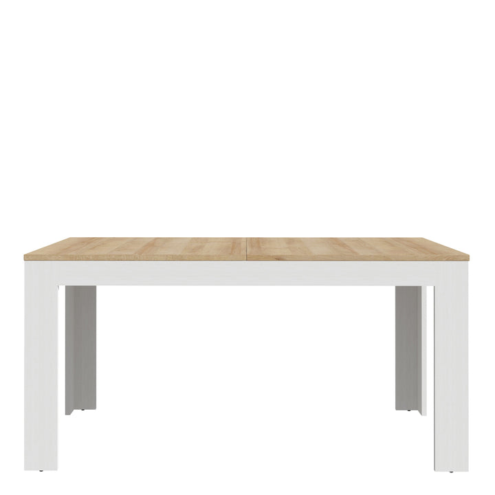 Bohol Extending Dining Table in Riviera Oak/White - TidySpaces