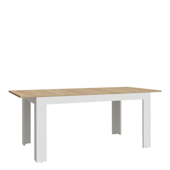 Bohol Extending Dining Table in Riviera Oak/White - TidySpaces