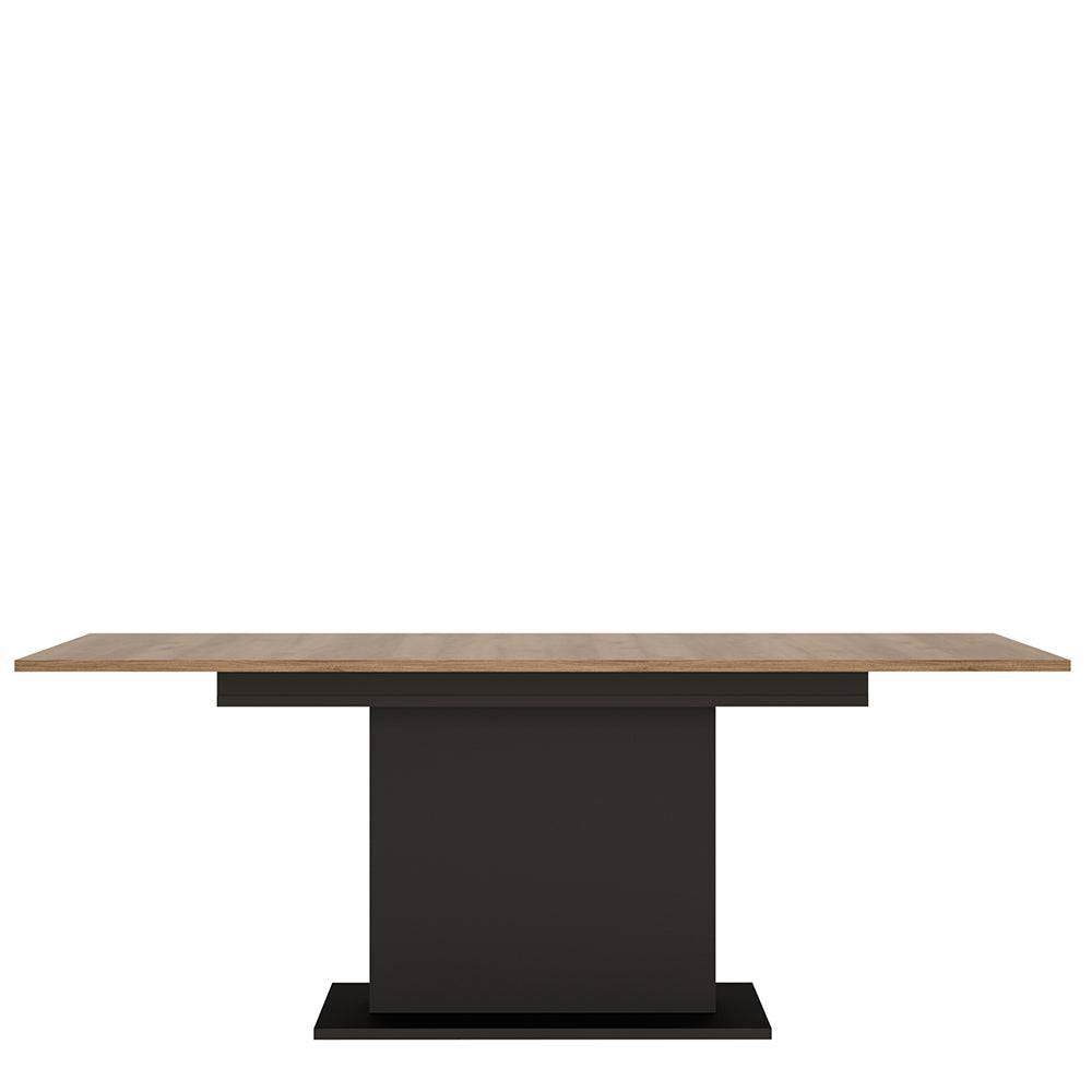 Brolo Extending Dining table  in Walnut and Black - TidySpaces