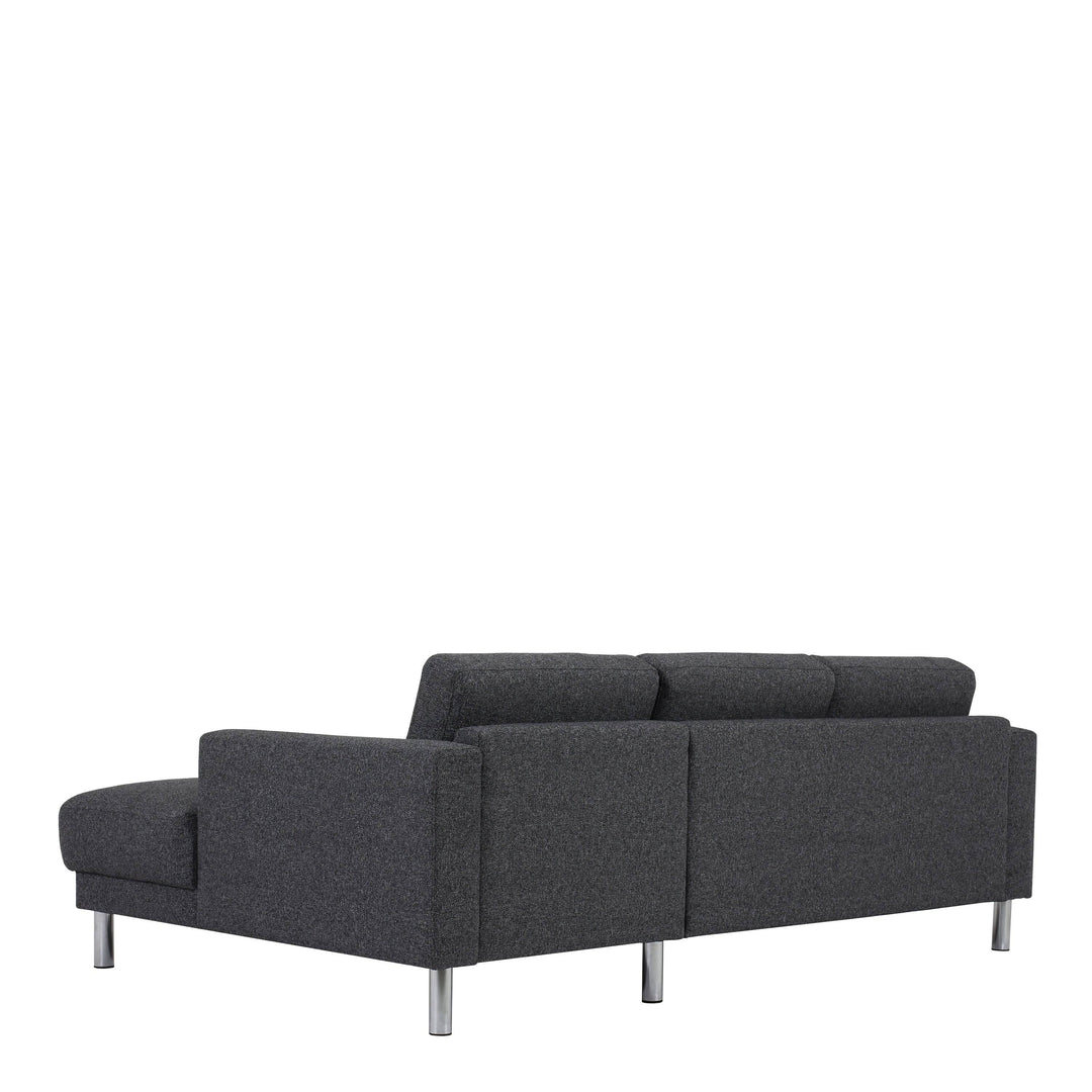 Cleveland Chaiselongue Sofa (RH) in Nova Anthracite - TidySpaces