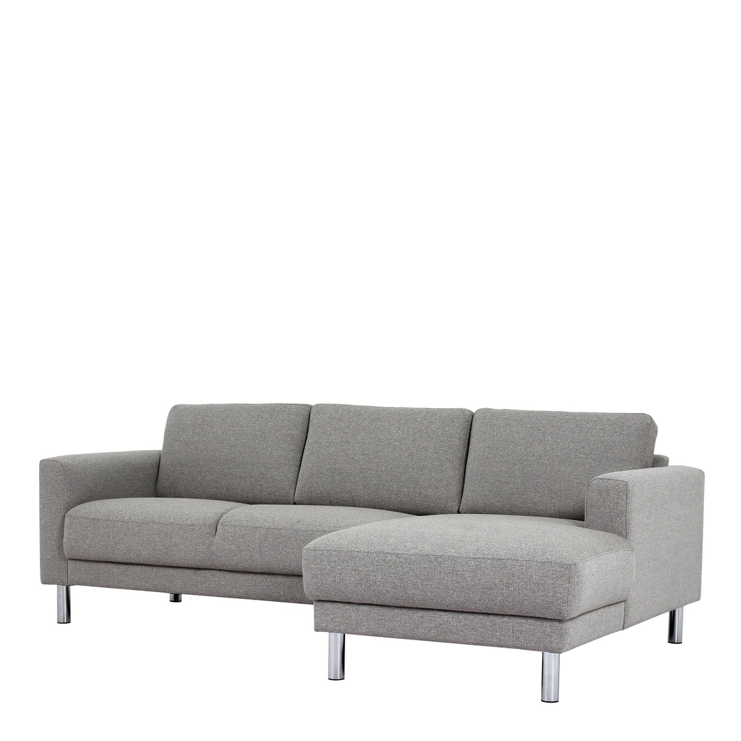 Cleveland Chaiselongue Sofa (RH) in Nova Light Grey - TidySpaces