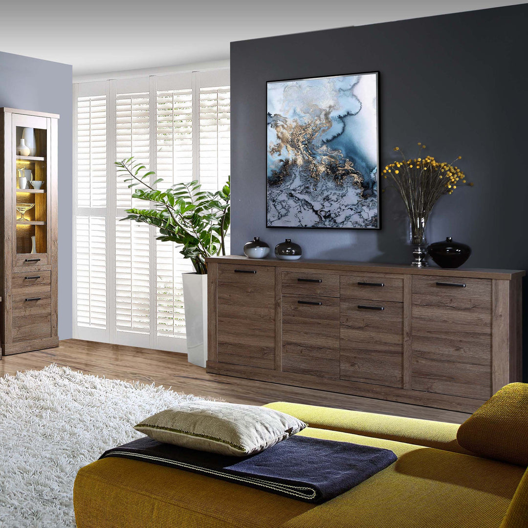 Corona Chest of Drawers in Tabak Oak - TidySpaces