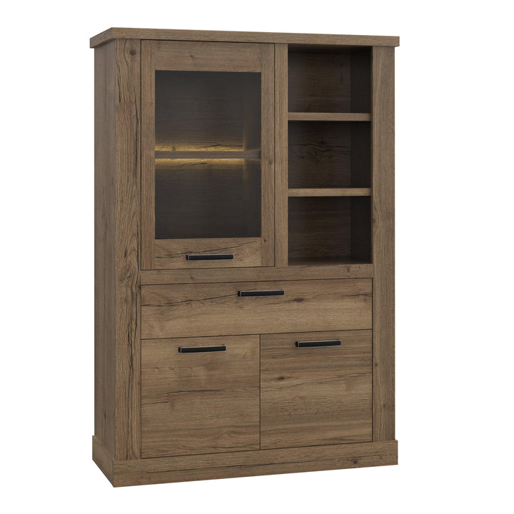 Corona Display Cabinet in Tabak Oak - TidySpaces