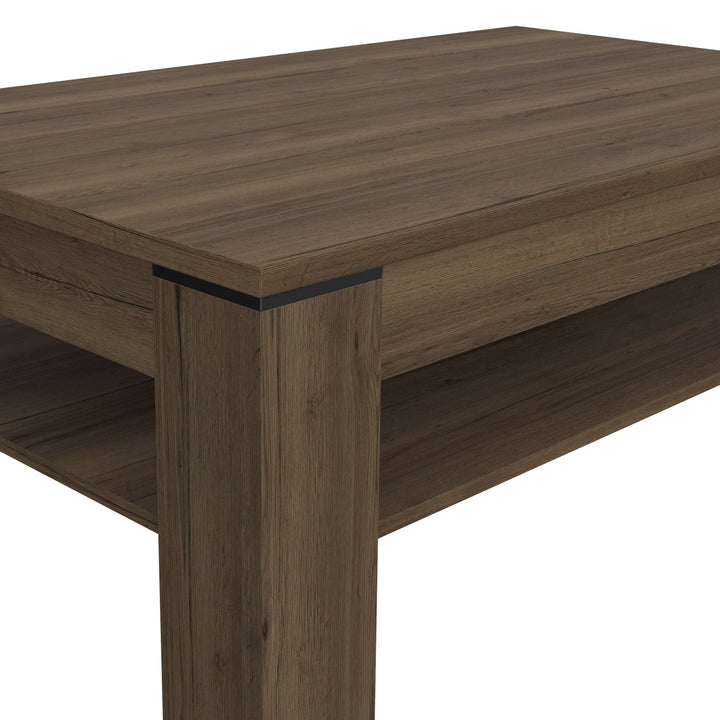 Corona Extending Dining Table in Tabak Oak - TidySpaces