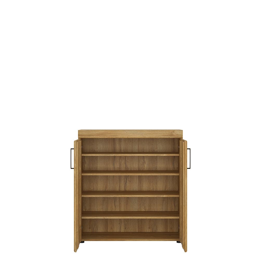 Cortina 2 door shoe cabinet in Grandson Oak - TidySpaces