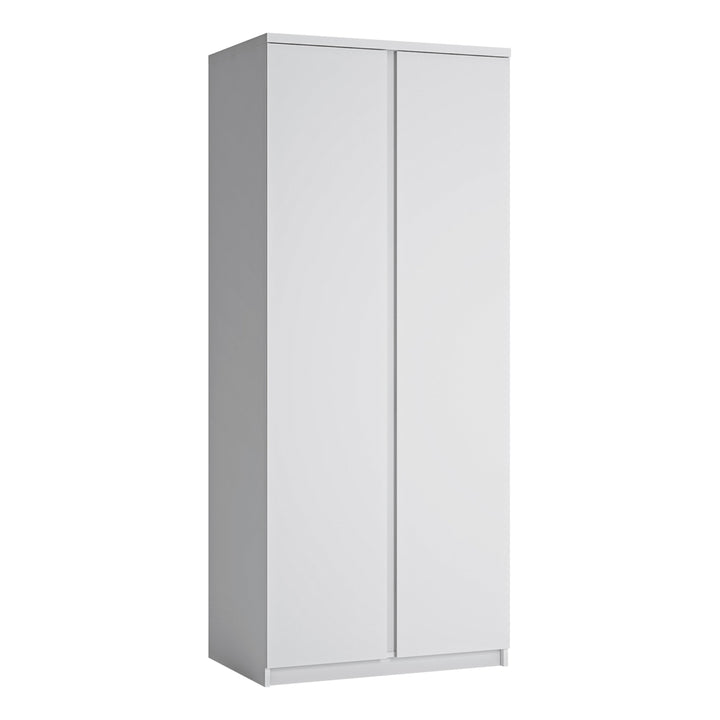 Fribo 2 door wardrobe in White - TidySpaces