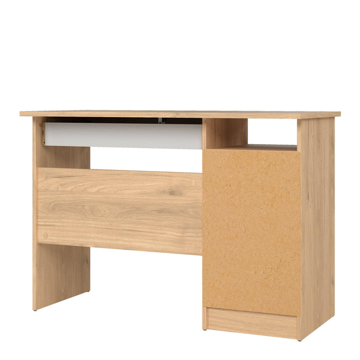 Function Plus Desk (3+1) handle free Drawer in Jackson Hickory Oak