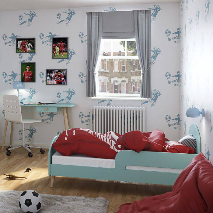 Gaia Toddler Bed 70x140 cm in Cool Mint - TidySpaces