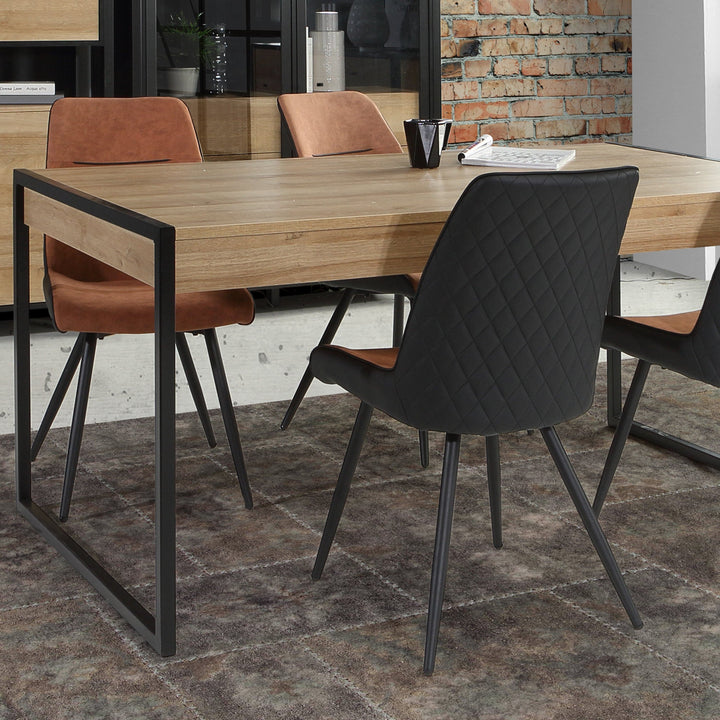 High Rock Dining Table in Riviera Oak - TidySpaces