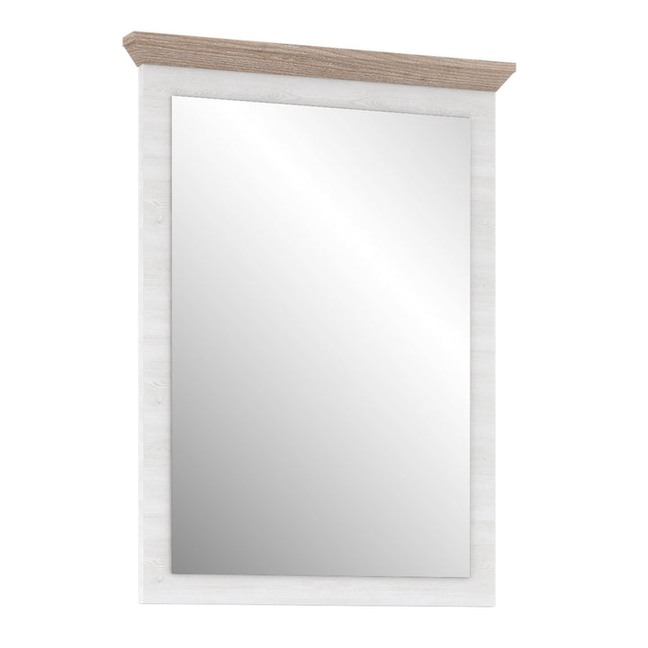 Illopa Mirror in Oak Nelson/Snowy Oak - TidySpaces