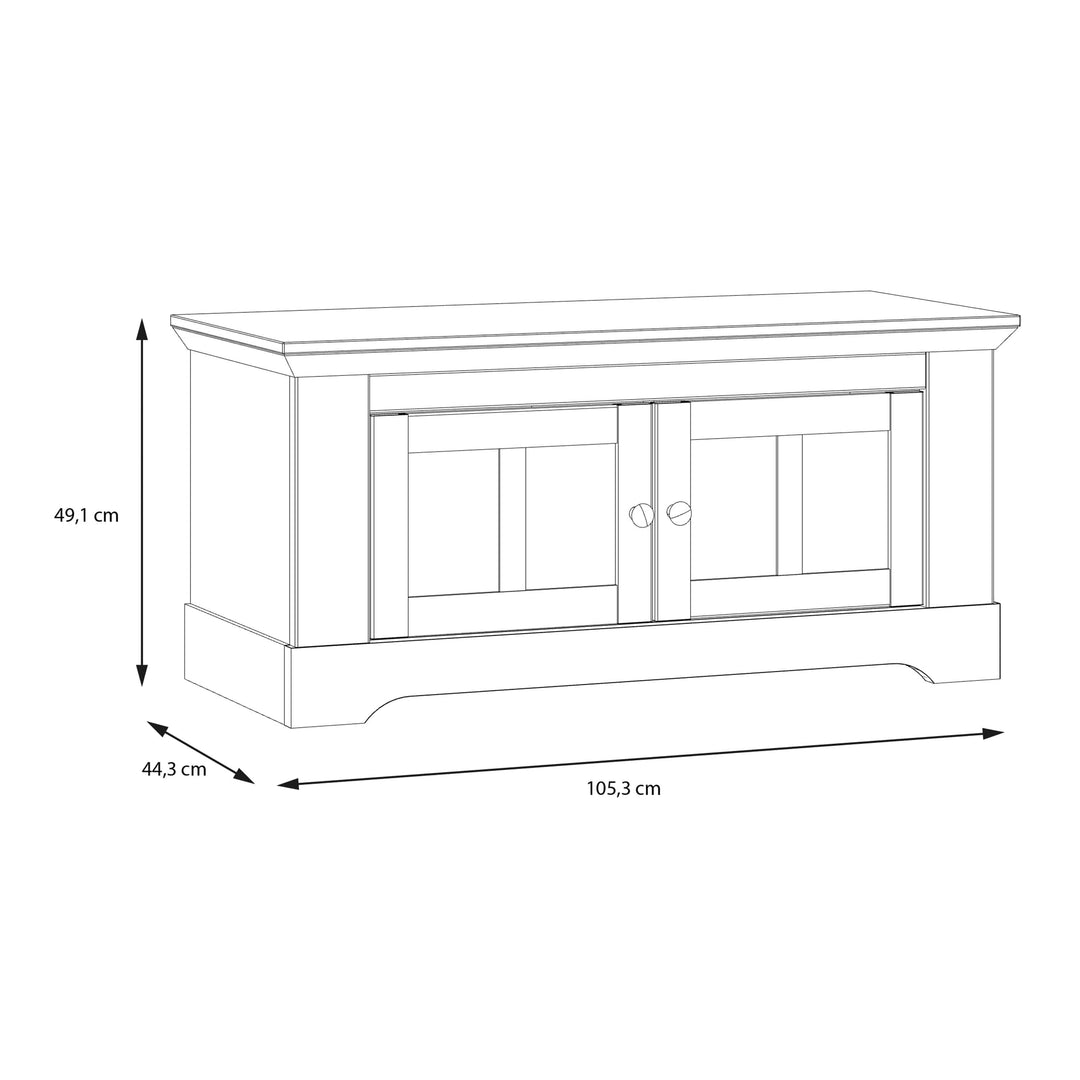 Illopa Storage Bench in Oak Nelson/Snowy Oak - TidySpaces