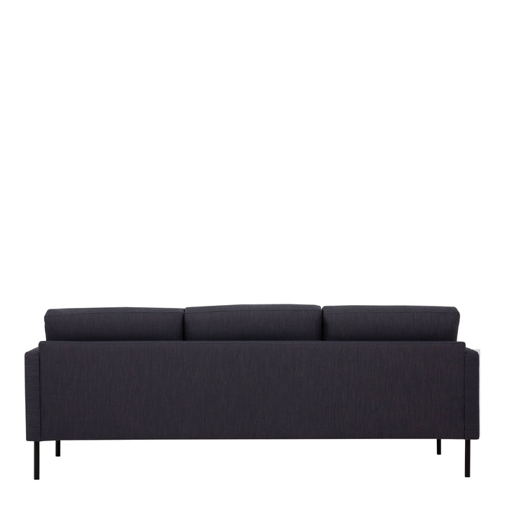 Larvik 3 Seater Sofa - Anthracite, Black Legs - TidySpaces