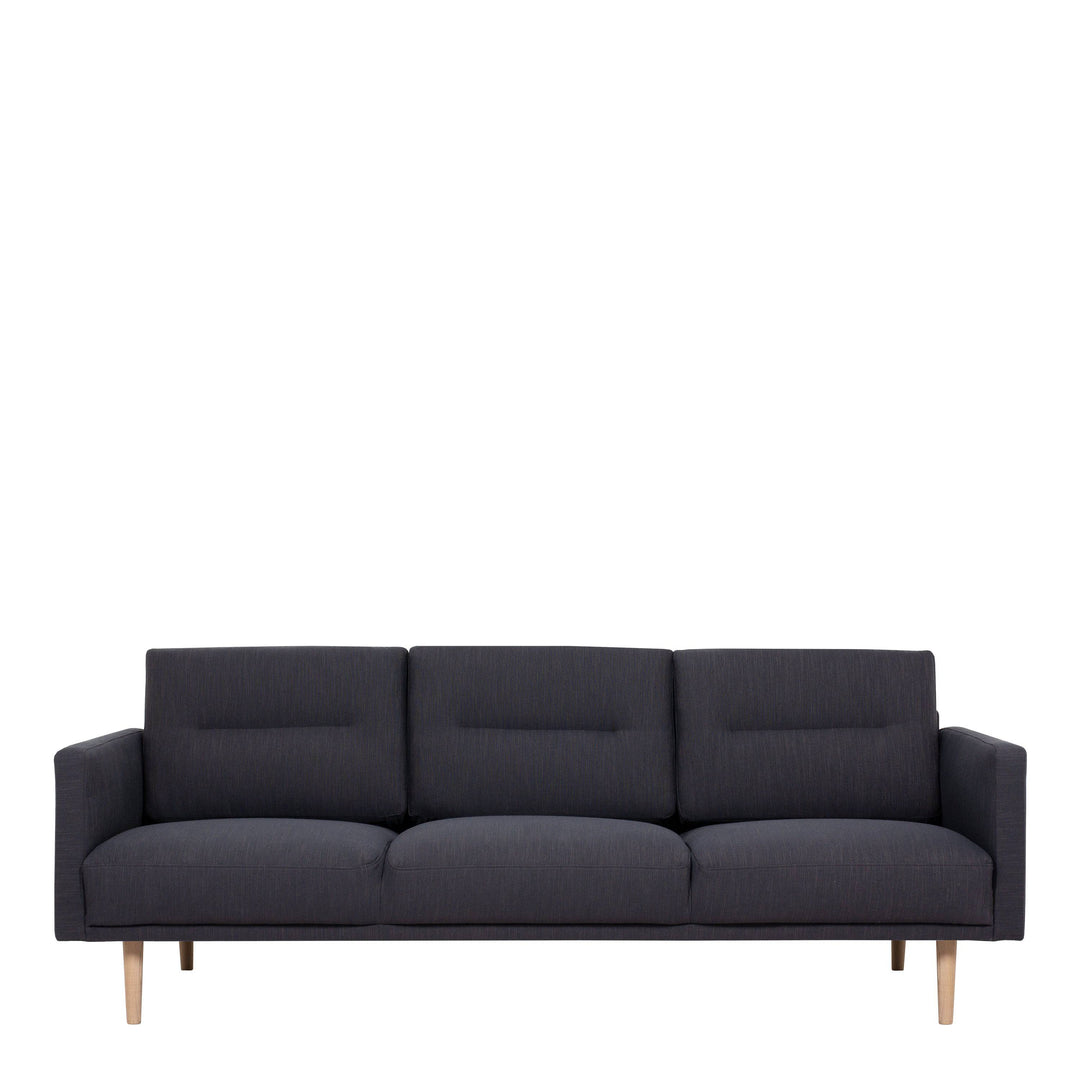 Larvik 3 Seater Sofa - Anthracite, Oak Legs - TidySpaces