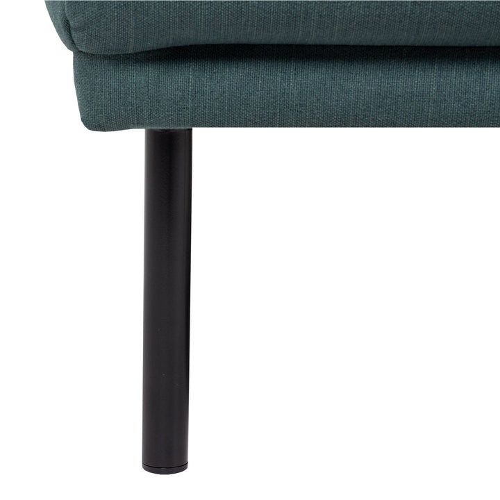 Larvik 3 Seater Sofa - Dark Green, Black Legs - TidySpaces