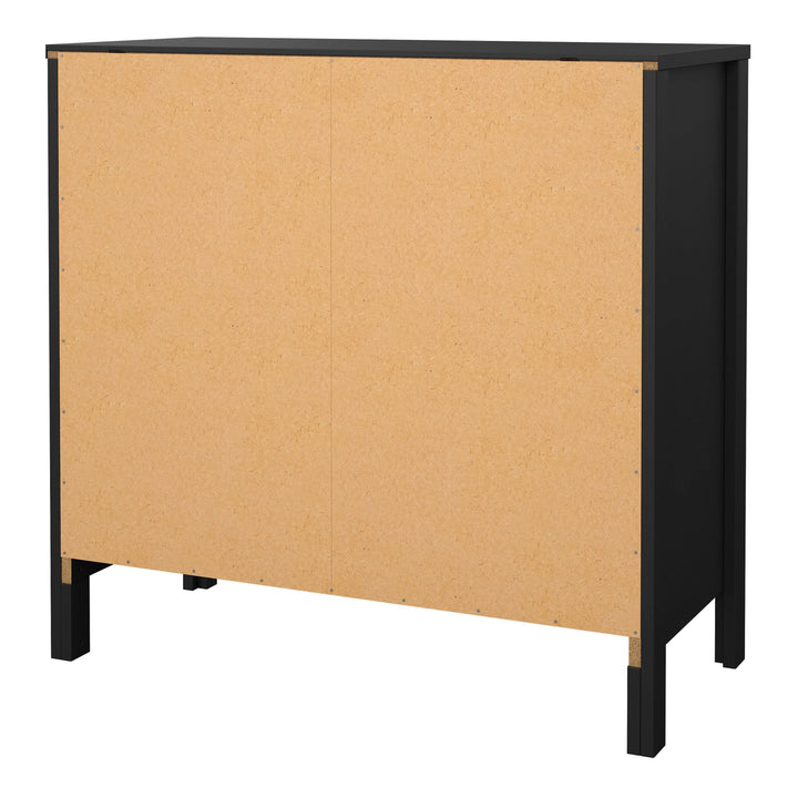 Madrid Chest 3 drawers in Matt Black - TidySpaces