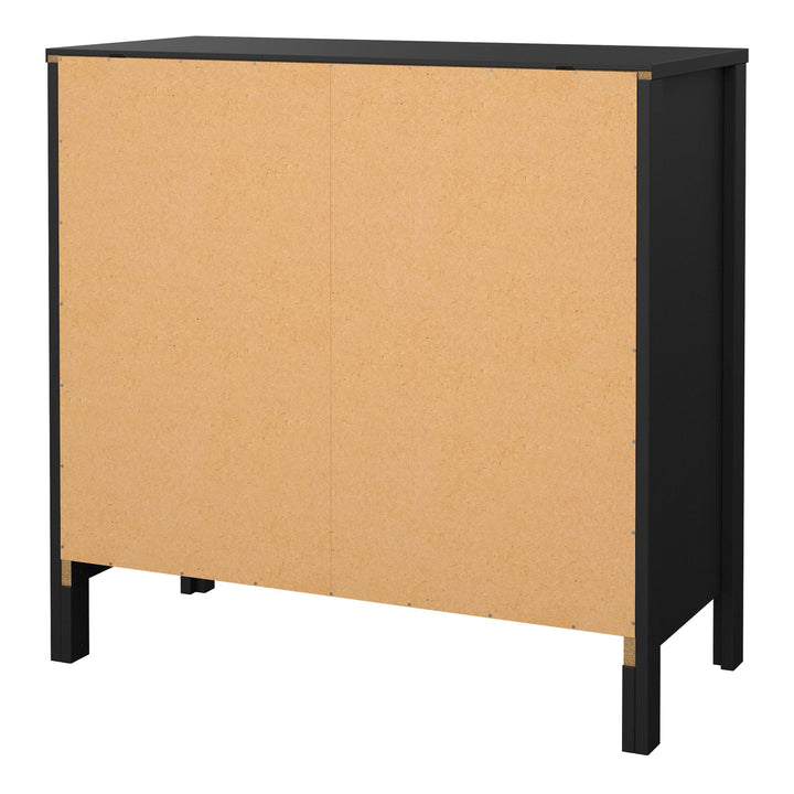 Madrid Sideboard 2 doors + 1 drawer in Matt Black - TidySpaces