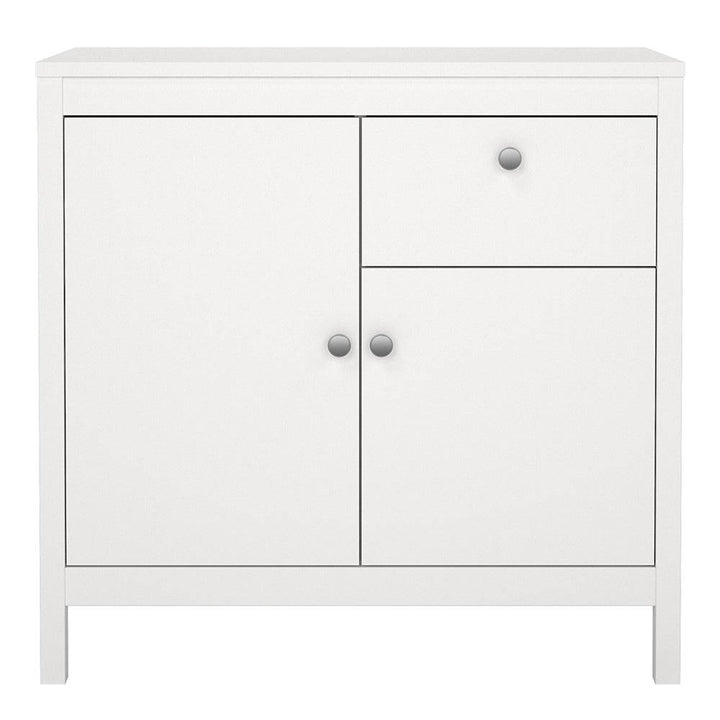 Madrid Sideboard 2 doors + 1 drawer in White - TidySpaces