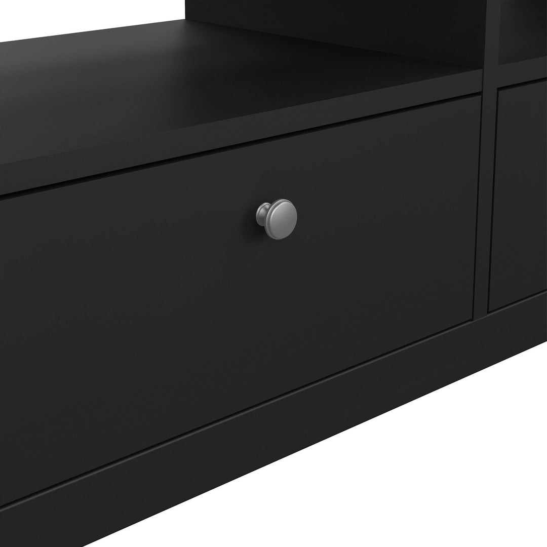 Madrid Tv-unit 3 drawers in Matt Black - TidySpaces