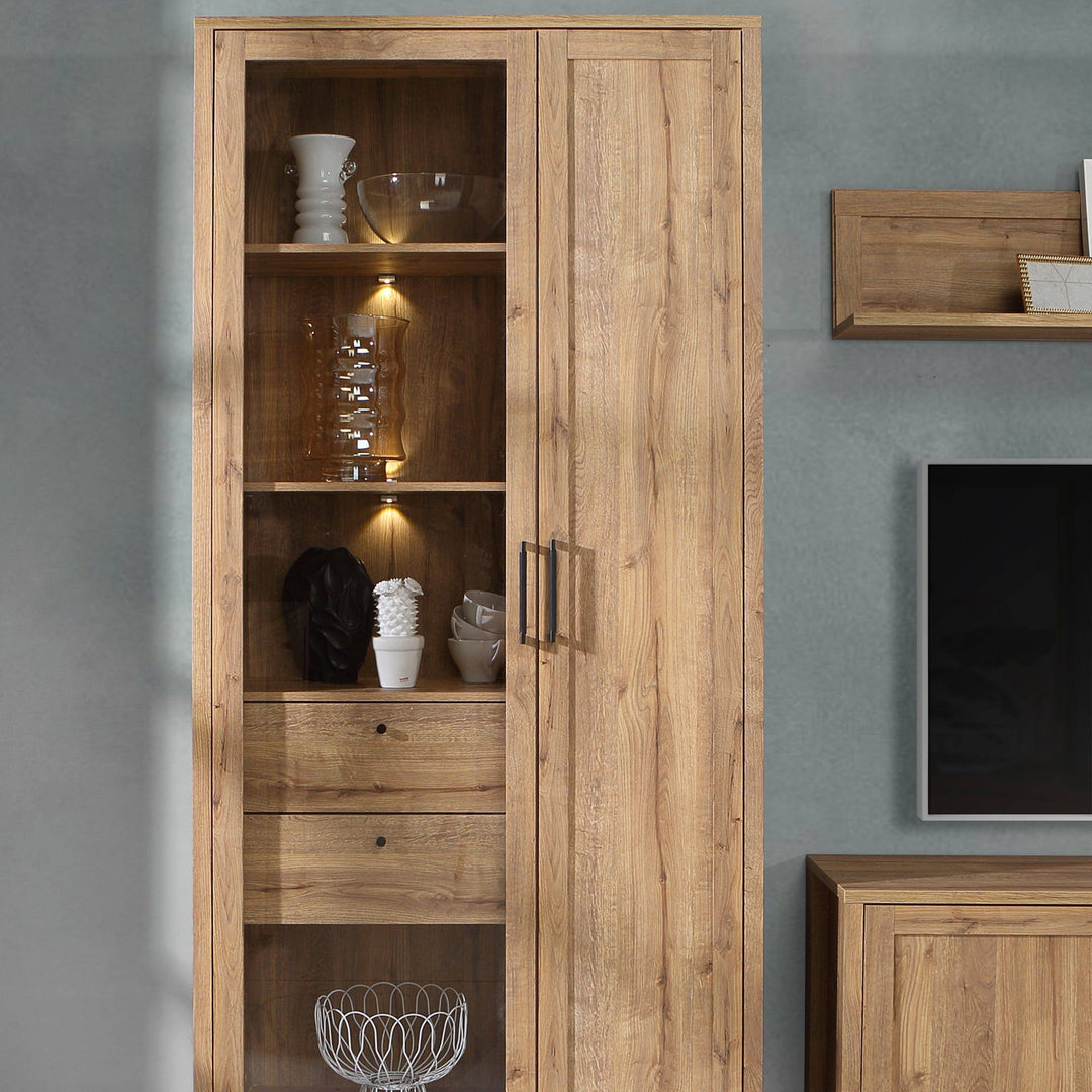 Malte Brun Display Cabinet in Waterford Oak