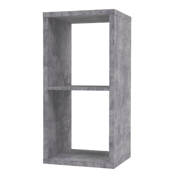 Mauro 1 Shelf Storage Unit in Concrete Grey - TidySpaces