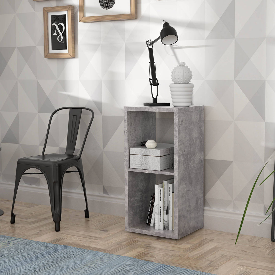 Mauro 1 Shelf Storage Unit in Concrete Grey - TidySpaces