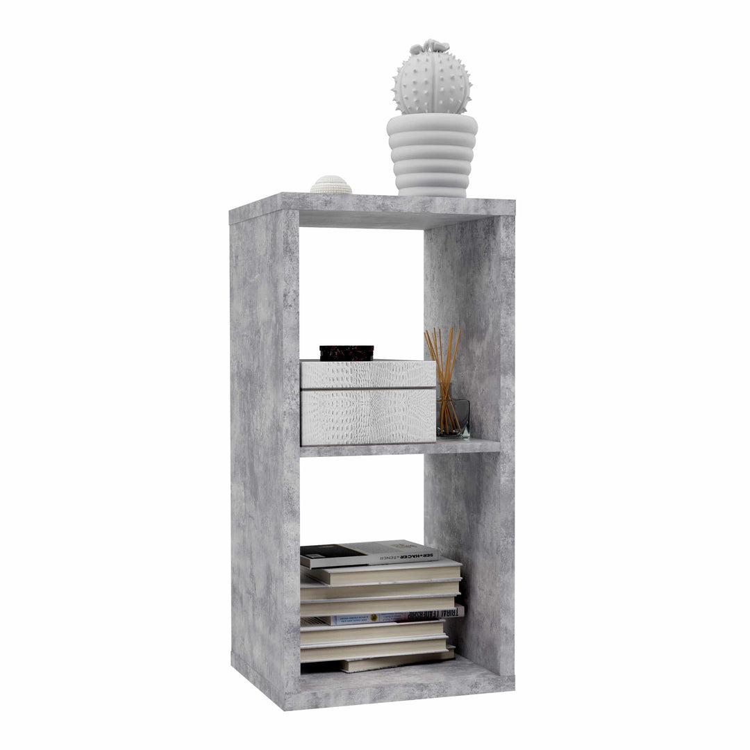 Mauro 1 Shelf Storage Unit in Concrete Grey - TidySpaces