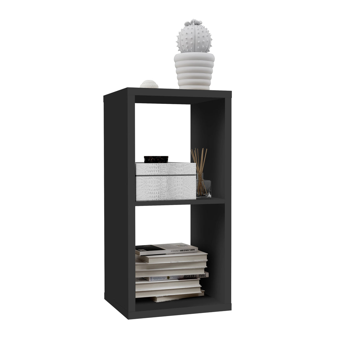 Mauro 1 Shelf Storage Unit in Matt Black - TidySpaces