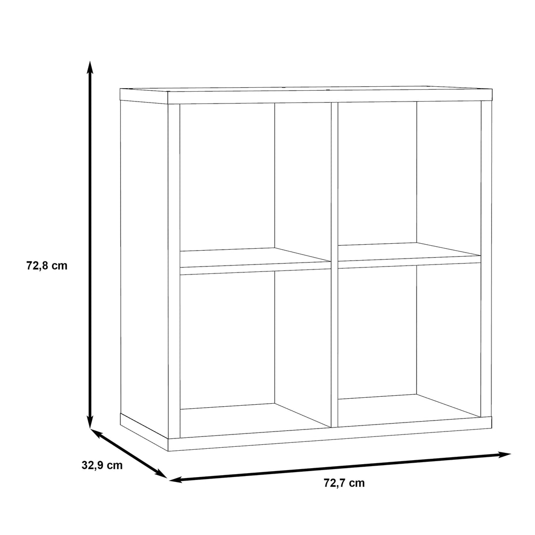 Mauro 2x2 Storage Unit in Artisan Oak - TidySpaces