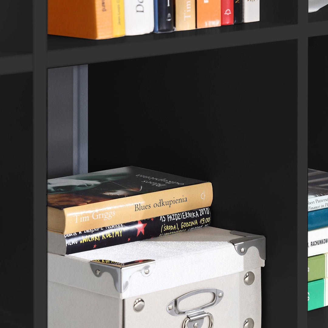 Mauro 2x2 Storage Unit in Matt Black - TidySpaces