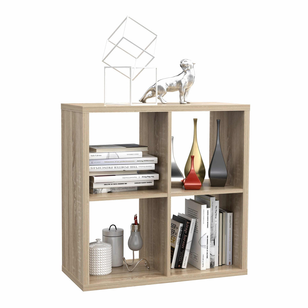 Mauro 2x2 Storage Unit in Sonoma Oak - TidySpaces