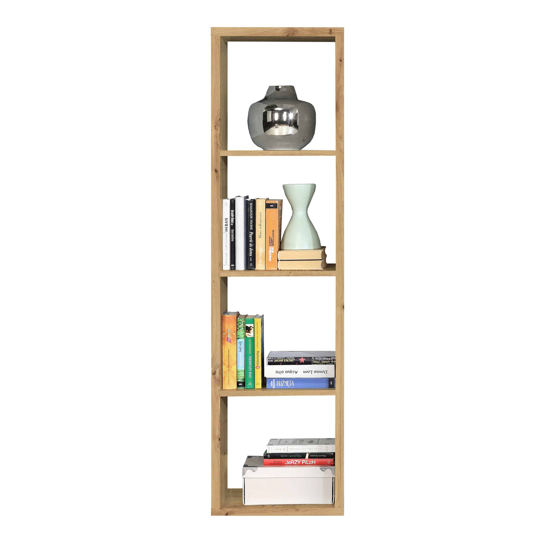 Mauro 3 Shelves Storage Unit in Artisan Oak - TidySpaces