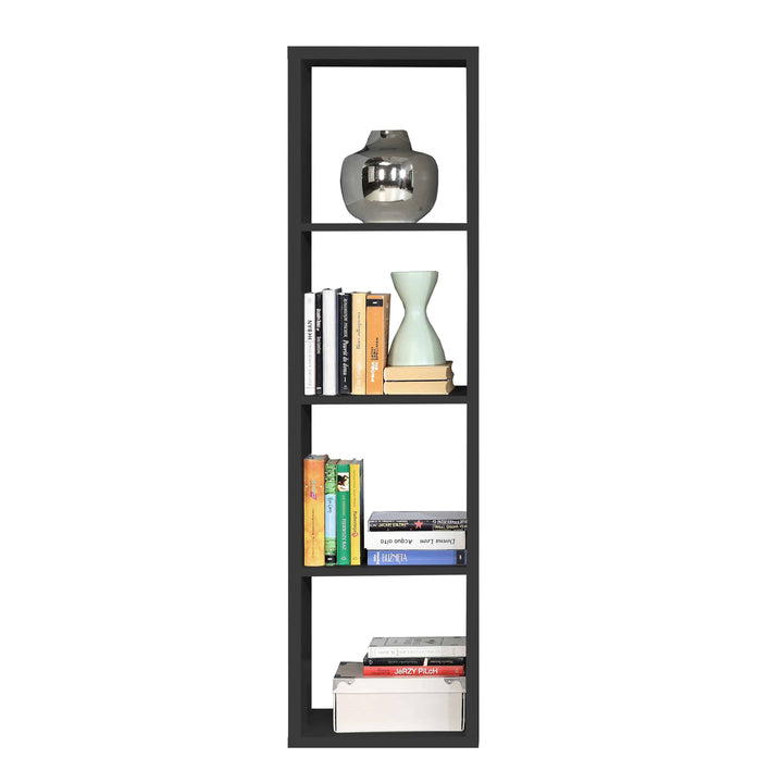 Mauro 3 Shelves Storage Unit in Matt Black - TidySpaces