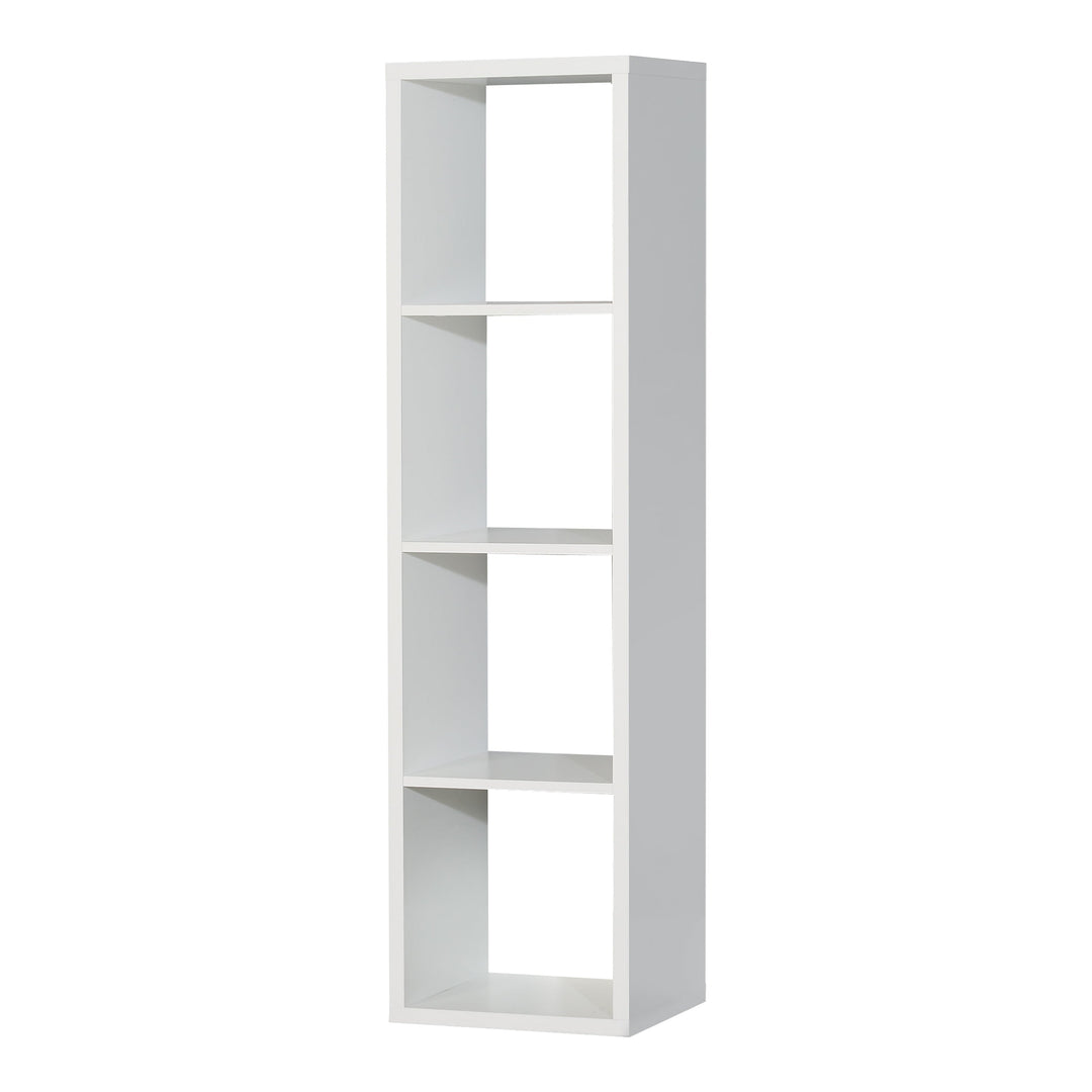 Mauro 3 Shelves Storage Unit in Matt White - TidySpaces