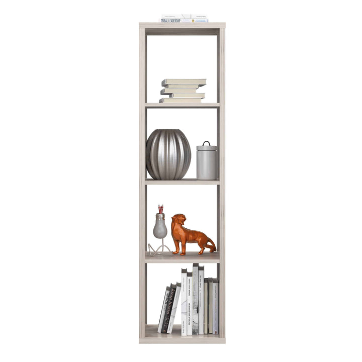 Mauro 3 Shelves Storage Unit in Sand Oak - TidySpaces