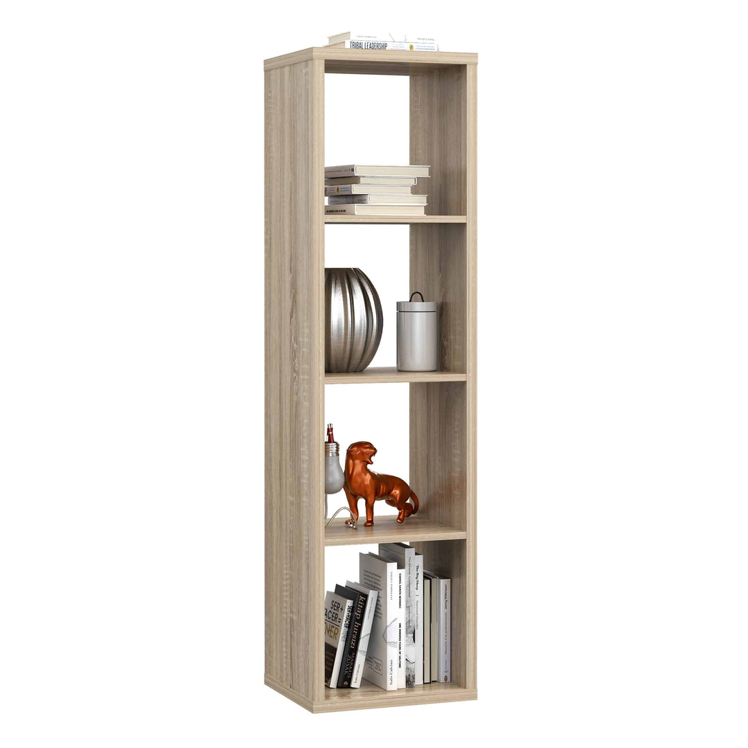 Mauro 3 Shelves Storage Unit in Sonoma Oak - TidySpaces