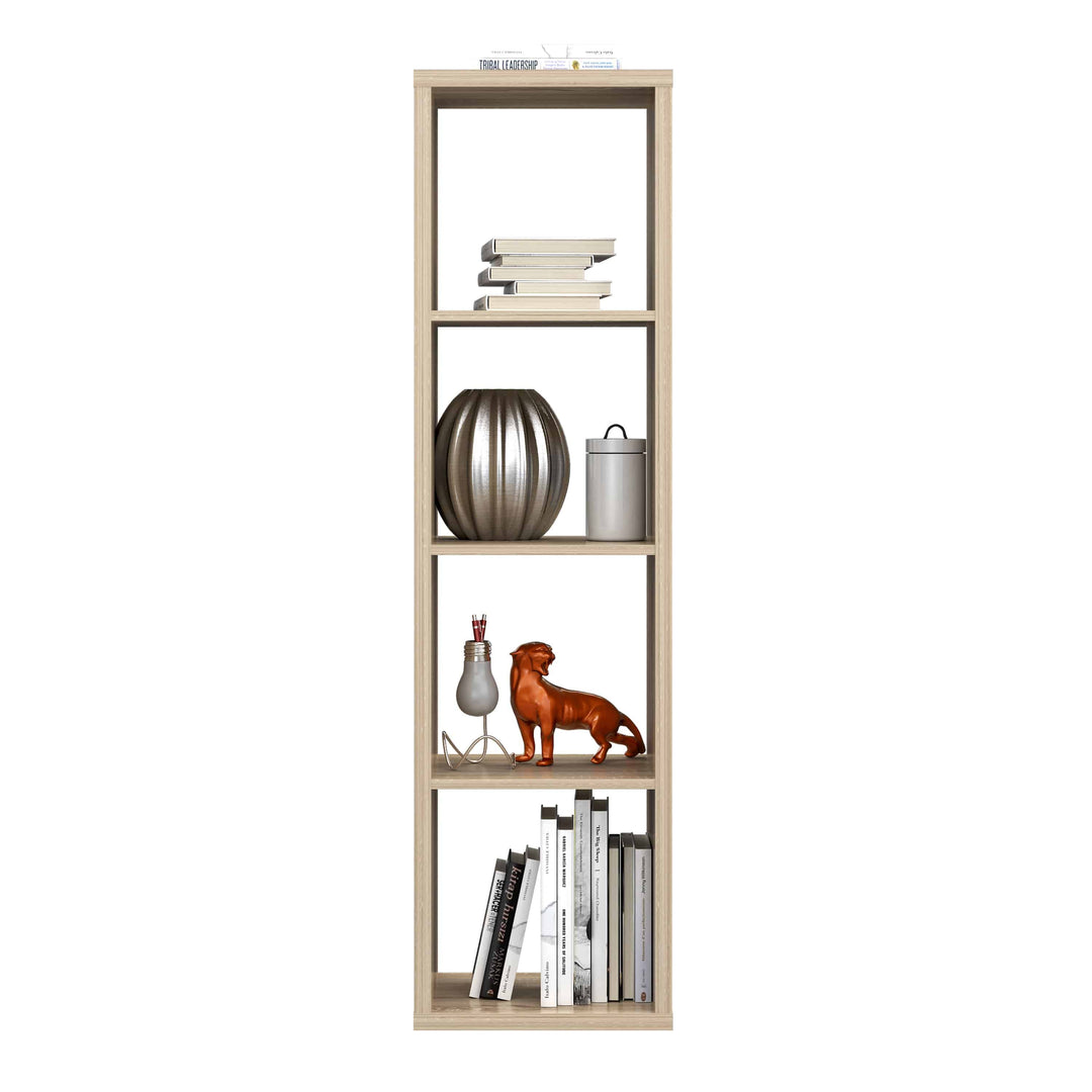 Mauro 3 Shelves Storage Unit in Sonoma Oak - TidySpaces